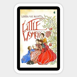 Louisa May Alcott Little Woman Sticker